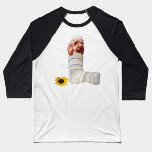 cavalier king charles spaniel Cava in a sock Cavapoo Cavoodle puppy - cute cavalier king charles spaniel Baseball T-Shirt